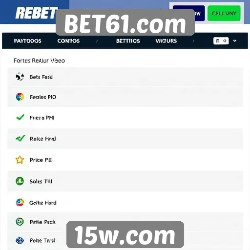Métodos de pagamento aceitos no BET61.com