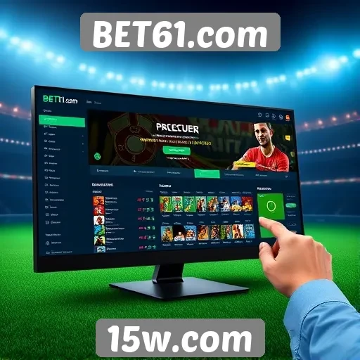 Análise da interface do usuário no BET61.com